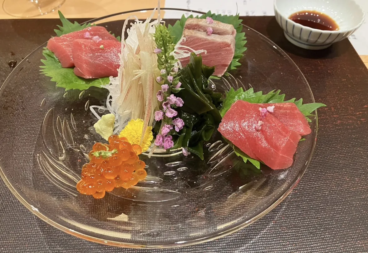 豊洲・石司の天然本鮪のお造り