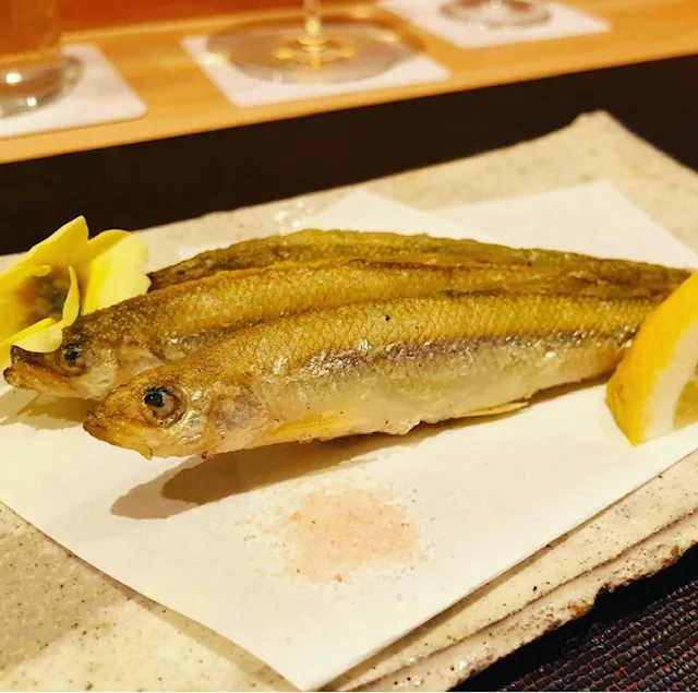 わかさぎの素揚げ